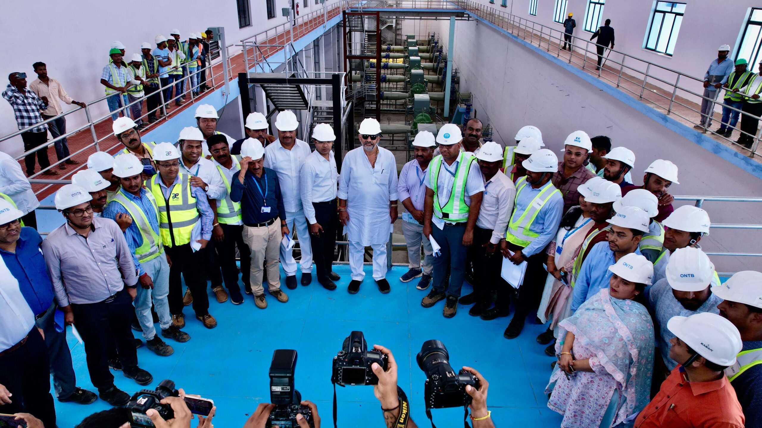 Commissioning of Cauvery Stage V Project (775 MLD Water Treatment Plant)
